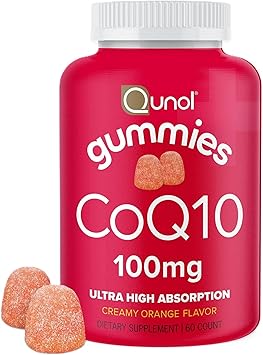 Qunol CoQ10 Gummies by Qunol, 100 mg, Delicious Gummy Supplements, Helps Support Heart Health, 60 ct