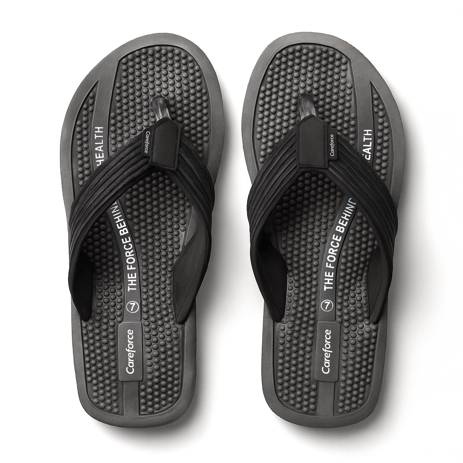 Careforce Flowtr Ortho Flip Flops For Man Everyday Wear Sliders For Men Ultra Soft Slides For Men Lightweight Chappal For Man Slippers With Eva Cushion For Comfortable Wear Slippers