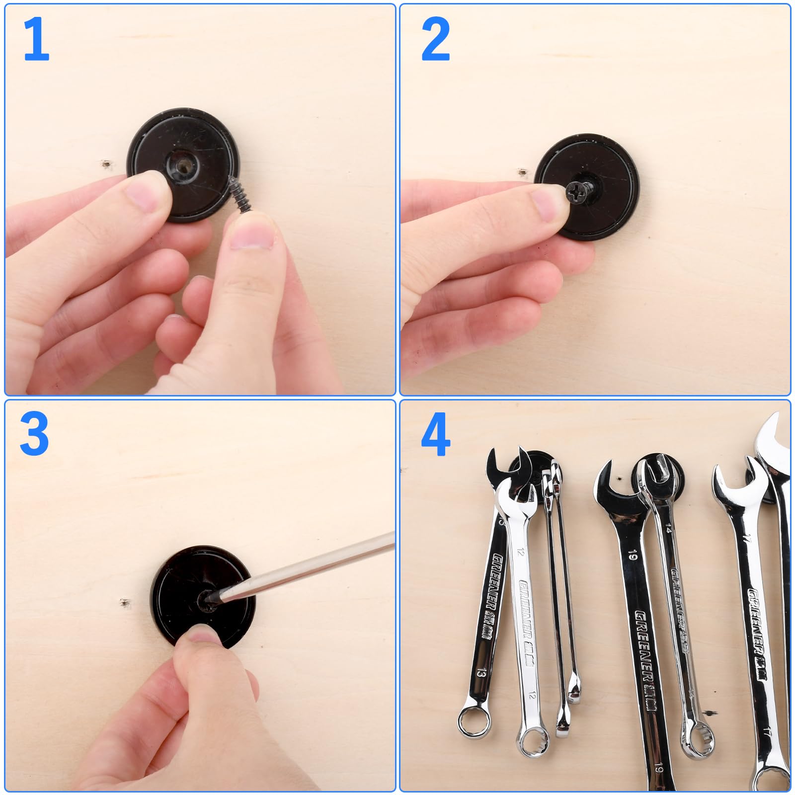 Neodymium Magnets Extra Strong Black - Image 4
