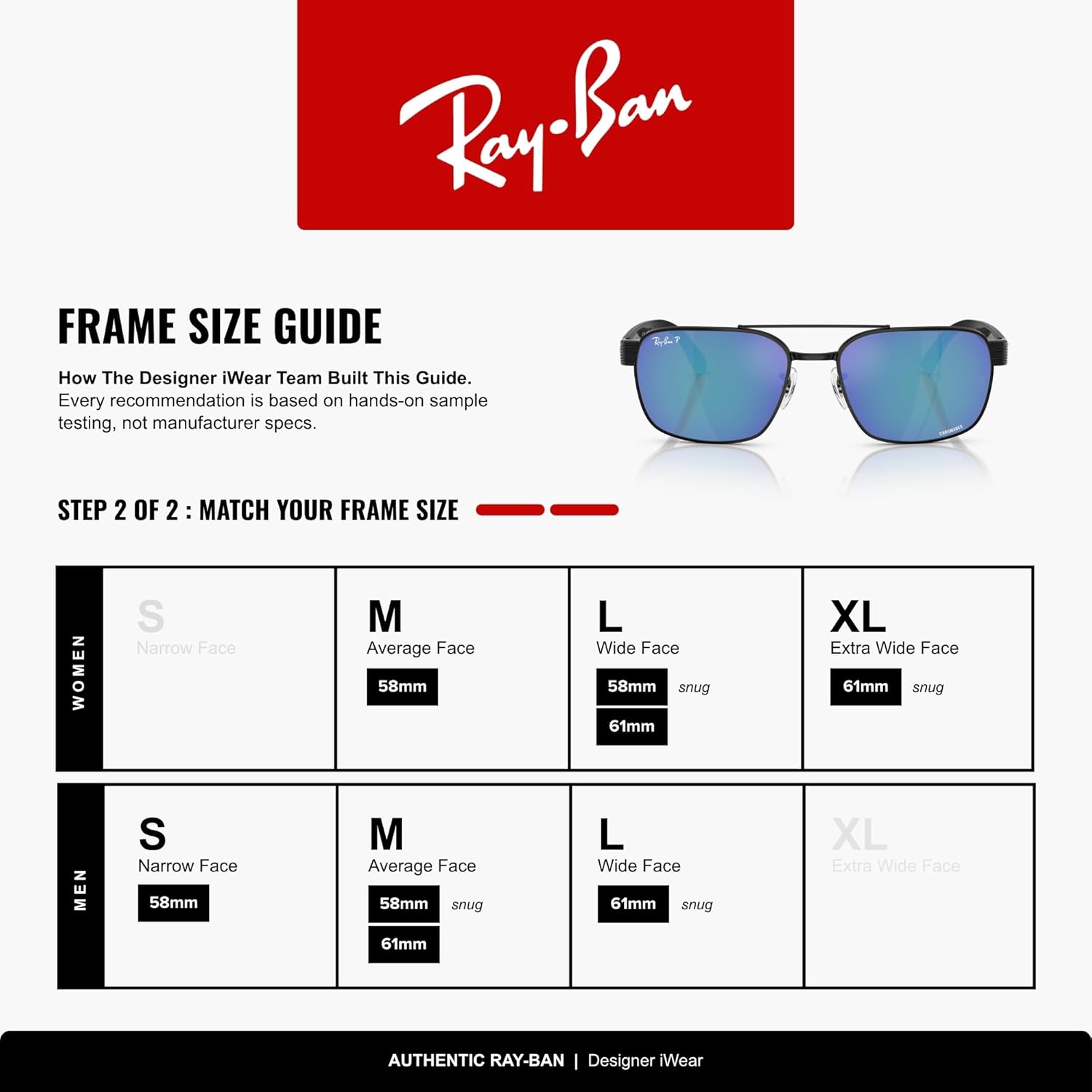 Ray-Ban RB3751CH Polarized Square Sunglasses for Men for Women