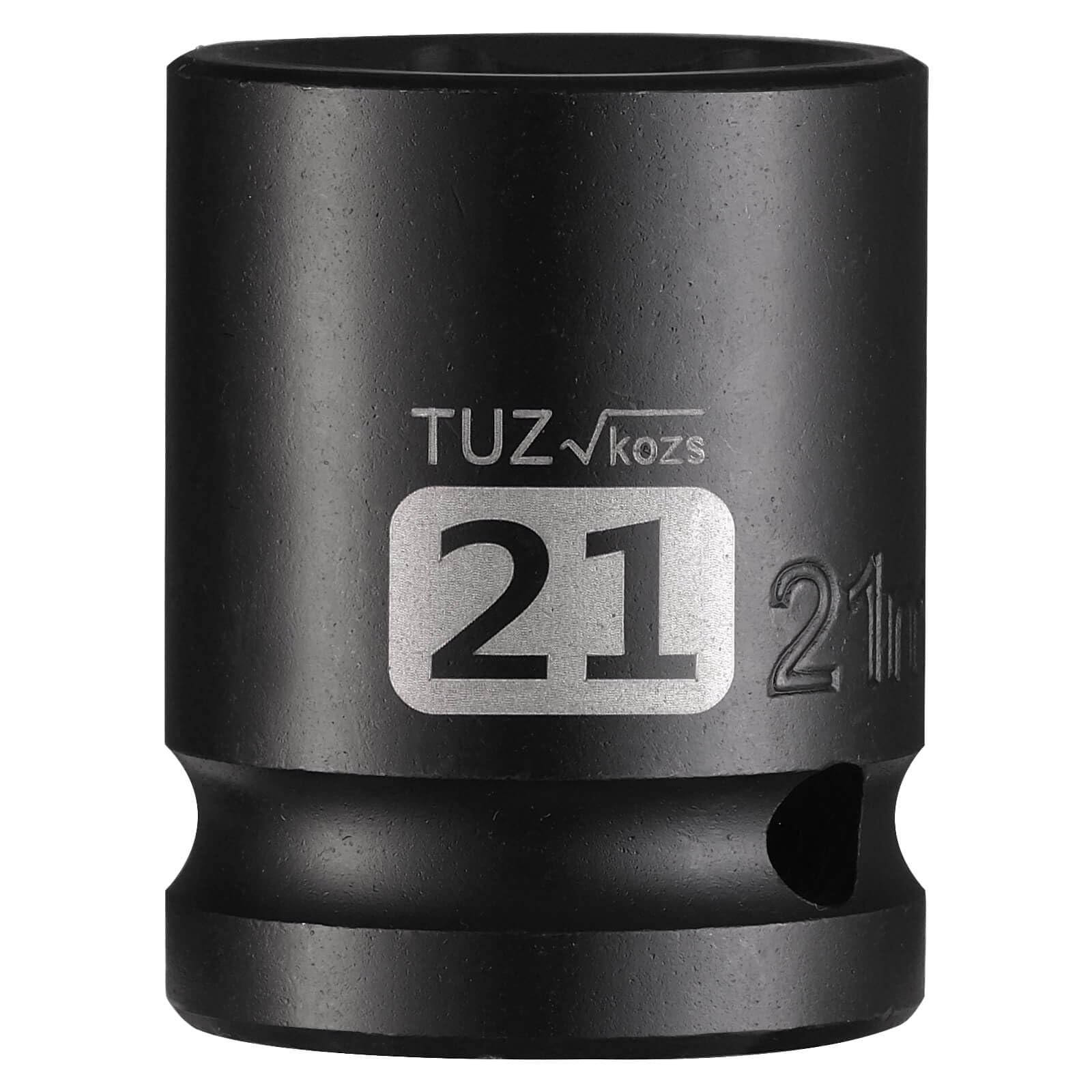 1/2 Inch Drive 21mm Shalllow Metric 6 Point CR-MO Impact Socket