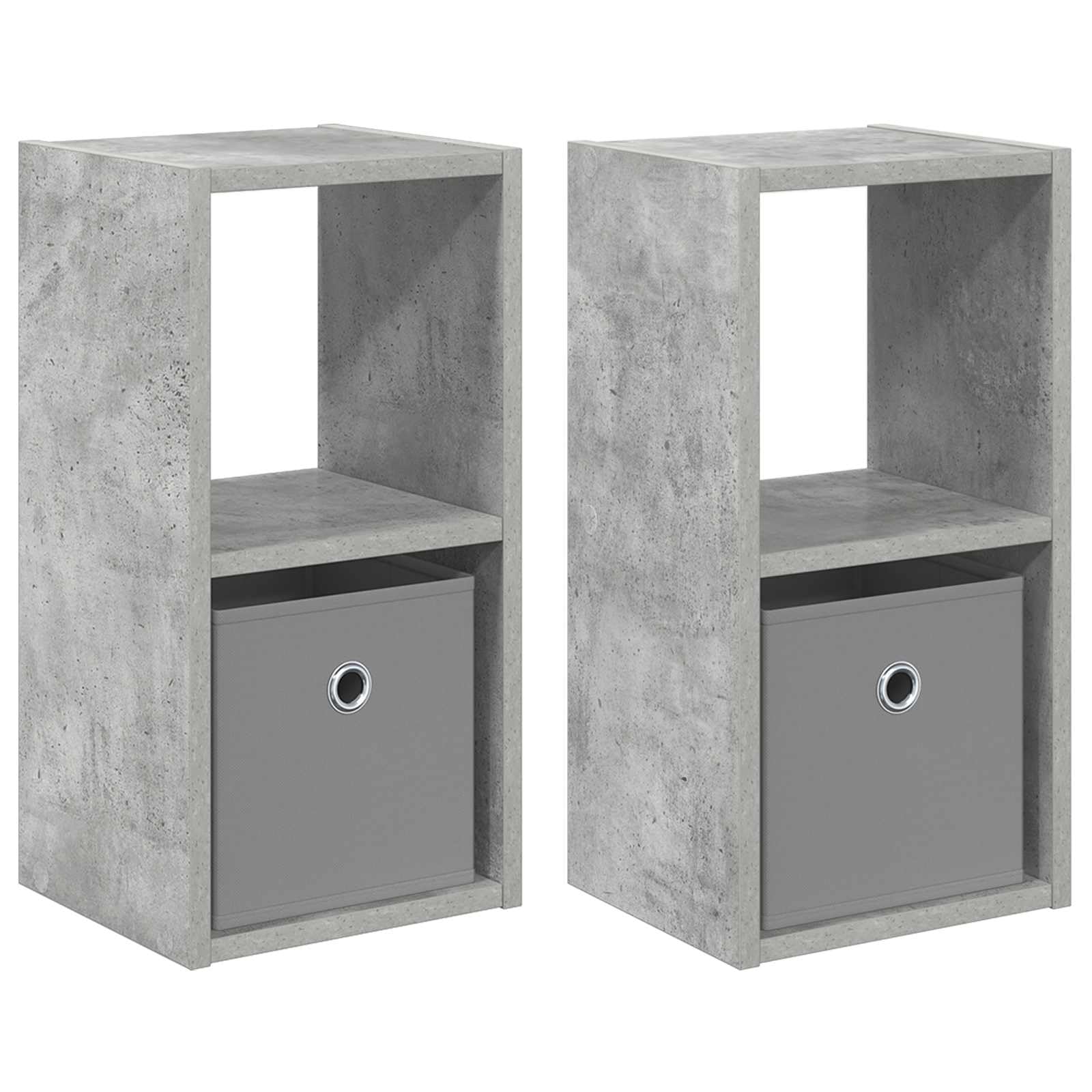 Table de chevet en béton gris compacte pour optimiser les petits espaces