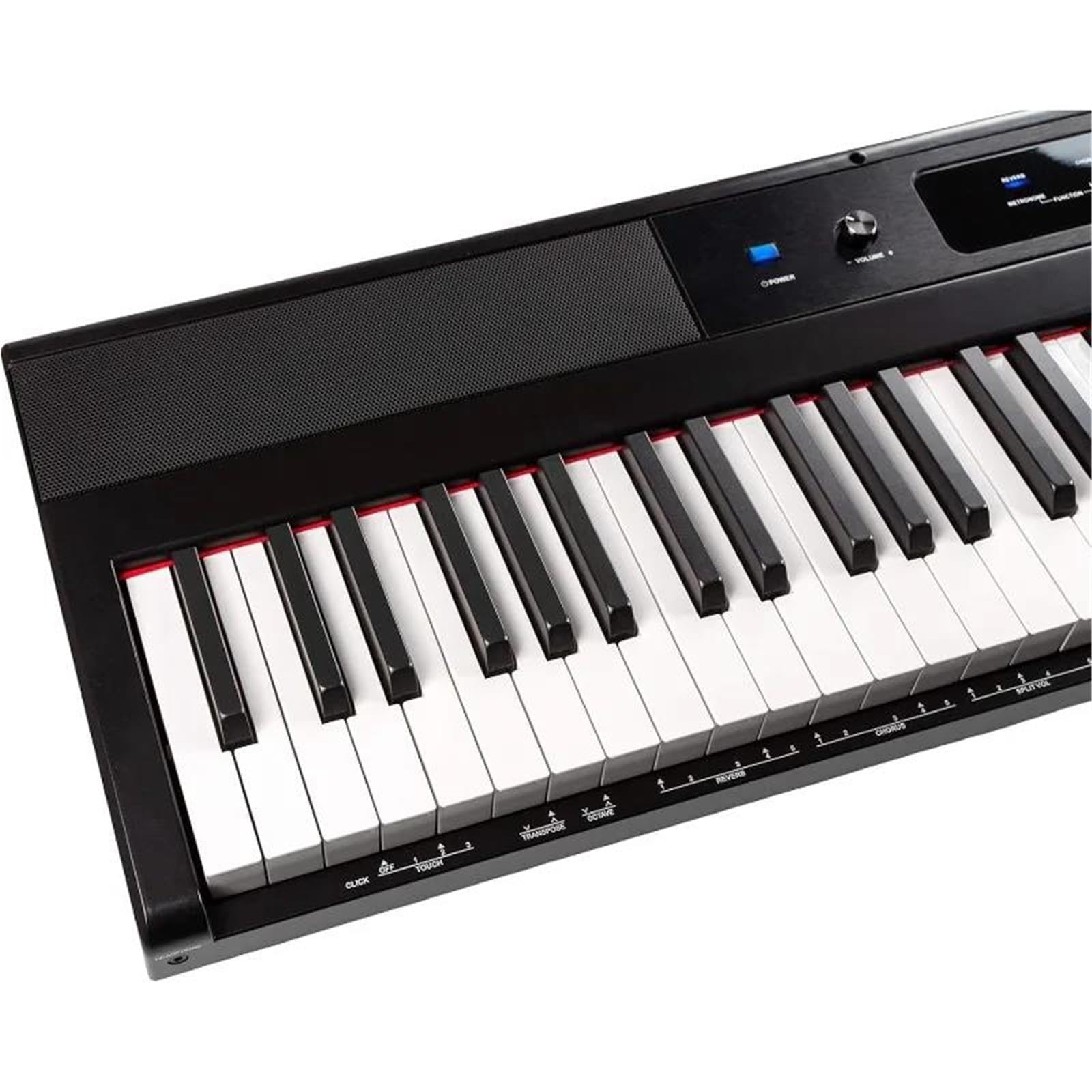 Pianino Elektroniczne 88 Klawiszowe Pianino Elektroniczne Z Klawiaturą Cyfrową I Pełnowymiarowym Półważonym Zasilaczem Stojak Na Nuty