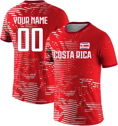 Custom Soccer Shirts 2026 Fashion National Flag Design Sports T-Shirt Name Number Summer Top Game Day for Men Women Youth