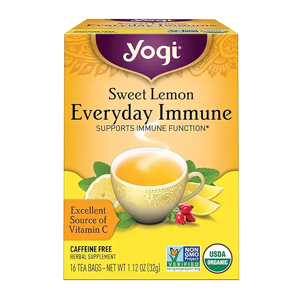 Yogi Tea, Tea Everyday Immune Sweet Lemon Organic, 16 Count 1