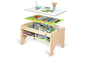 Toddler Train & Activity Table Set with Storage Compartments