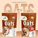 Health Ninja Dark Chocolate Oats | High Protein Breakfast Oats | Protein Oats 900 gm Pack gallery image