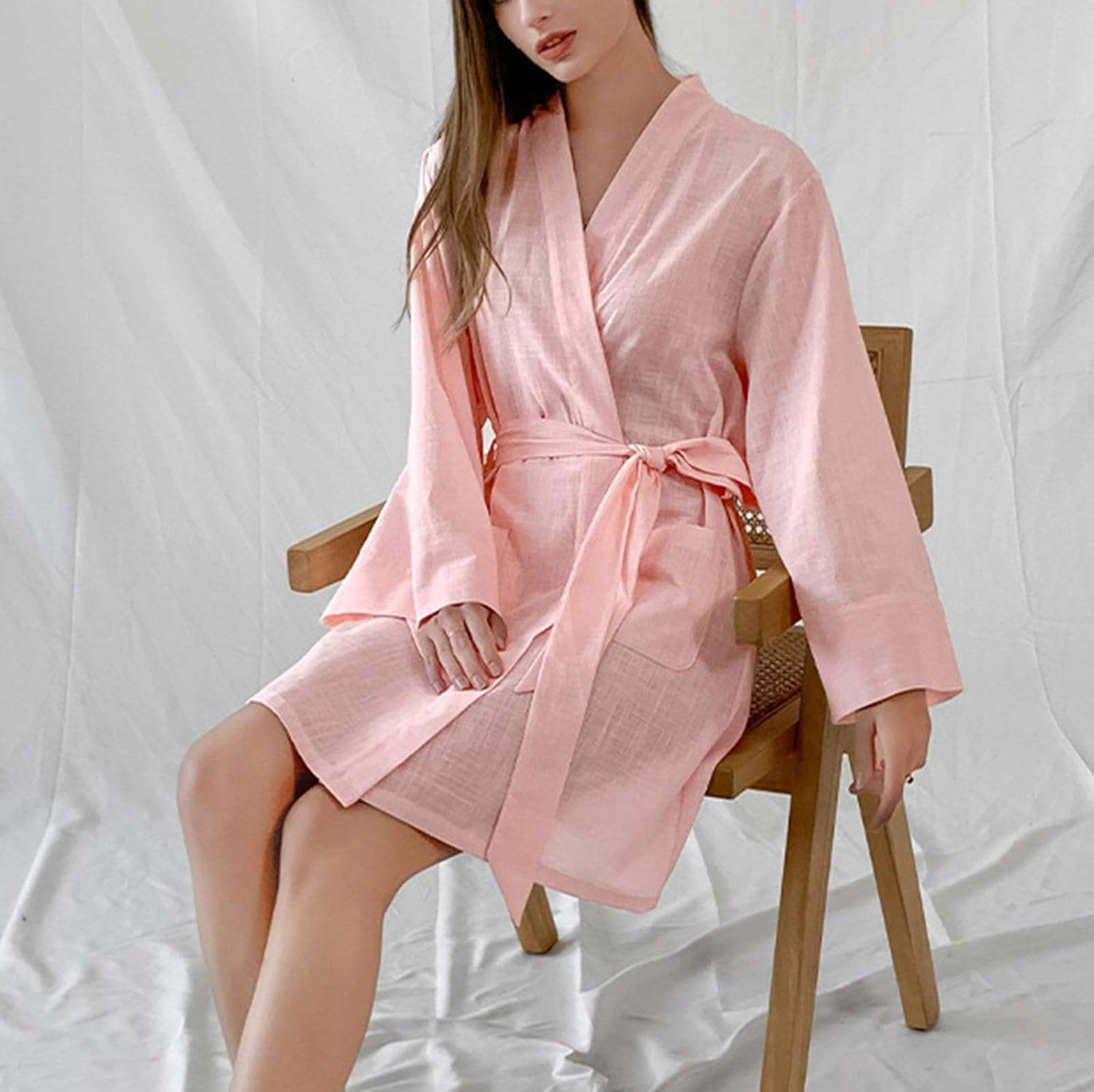 Batas Y Pijamas Conjunto De Pijama De Novia Blanco Para Despedida