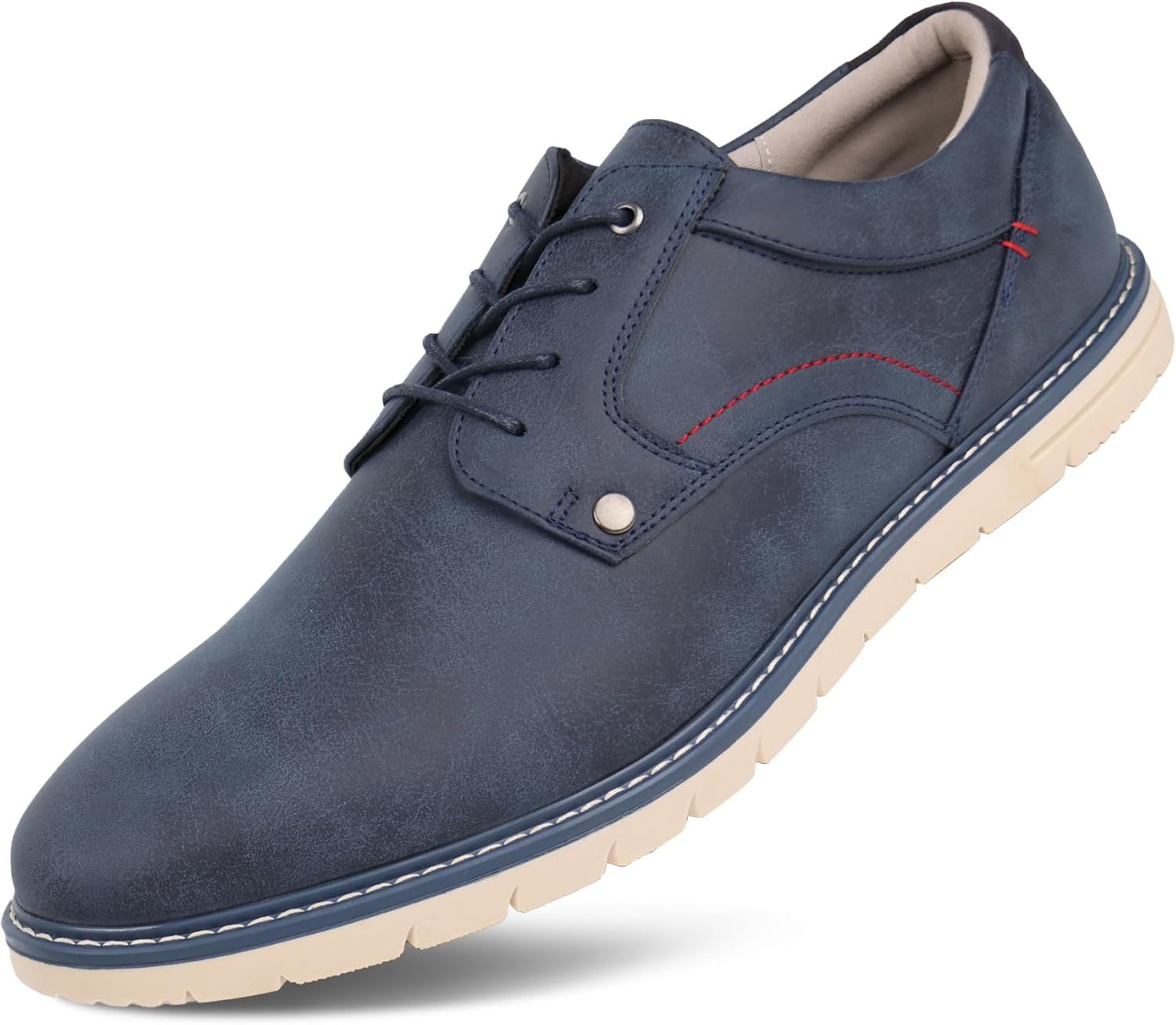 Hawkwell Men's Plus Size Casual Oxfords Shoes Comfortable Business Dress Sneakers US Size 13 14 15 16 17 18 19
