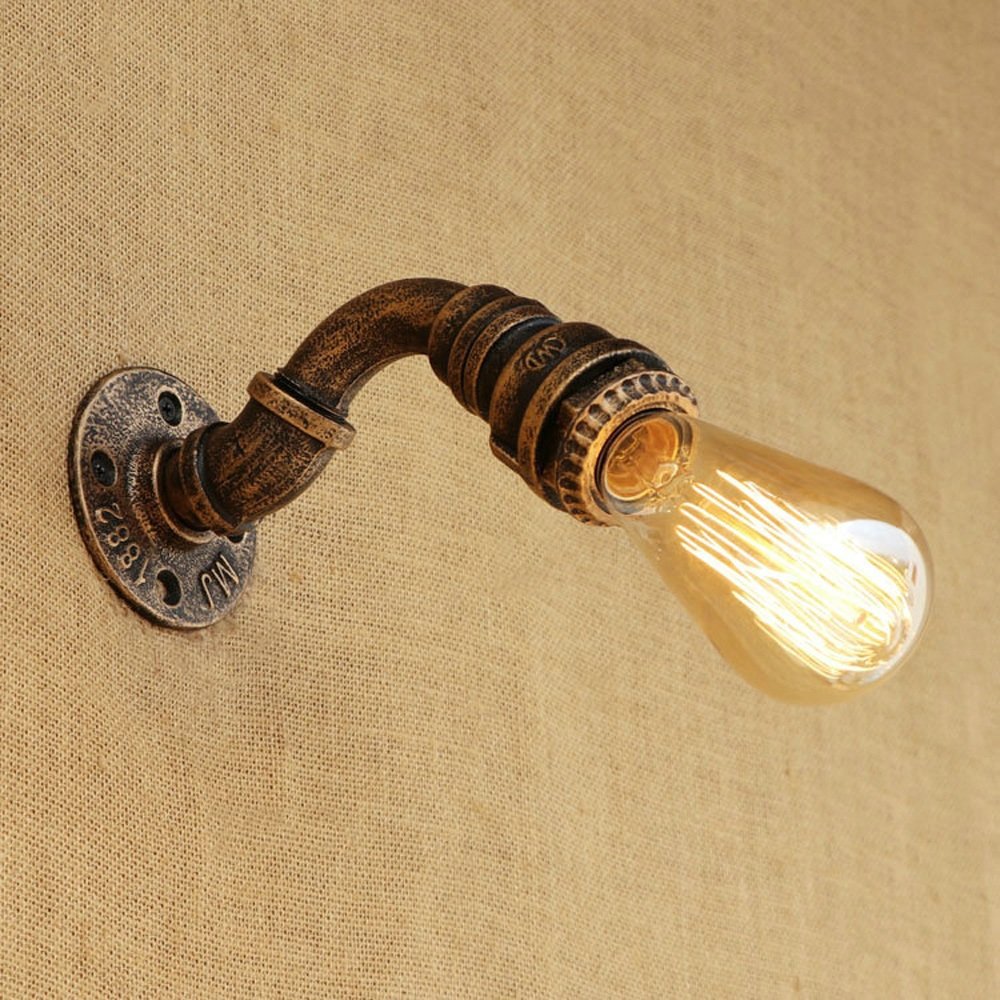 Farol de pared retro industrial para entradas de hotel y restaurantes de estilo villa