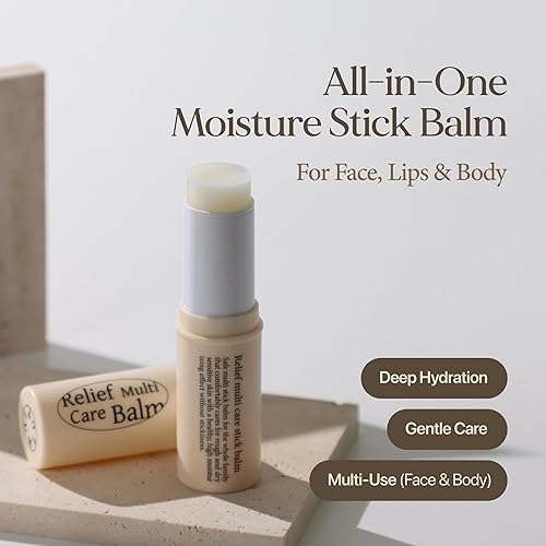 Miniatura 2 de LU'PIUM Relief Multi Care Stick Balm, bálsamo hidratante en barra, bálsamo de cuidado múltiple, ingredientes derivados de la naturaleza, aceites
