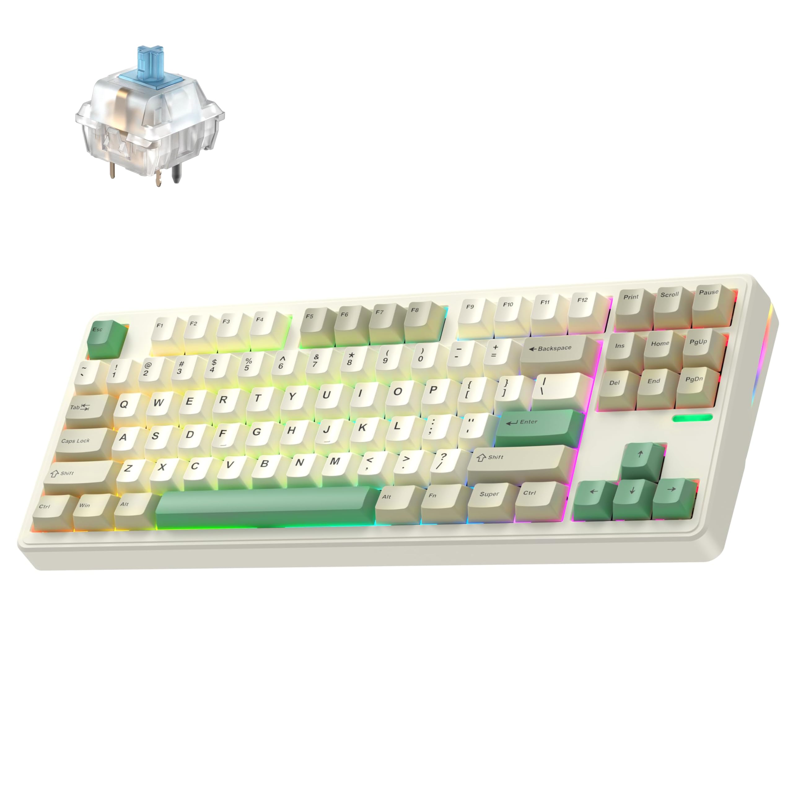 Linky 87 PRO Hot Swappable Linear Switches Wireless Mechanical Keyboard