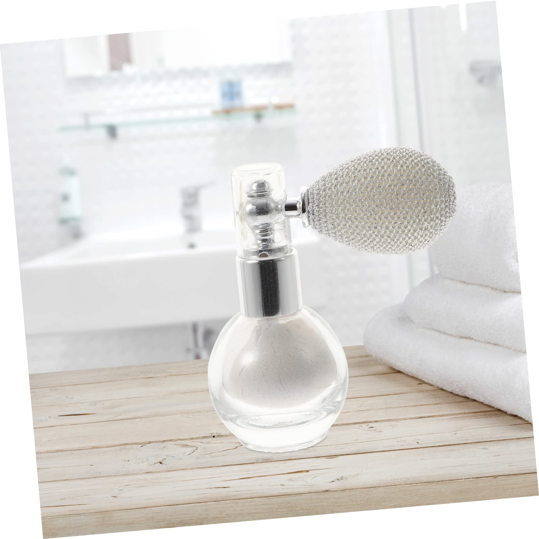 NULYLU Body Powder Spray Loose Powder Glitter Spray for Women Powder for Women Glitter Hair Spray Body Shimmer Glitter Spray for Hair Highlighter Powder Spray for Body Plastic