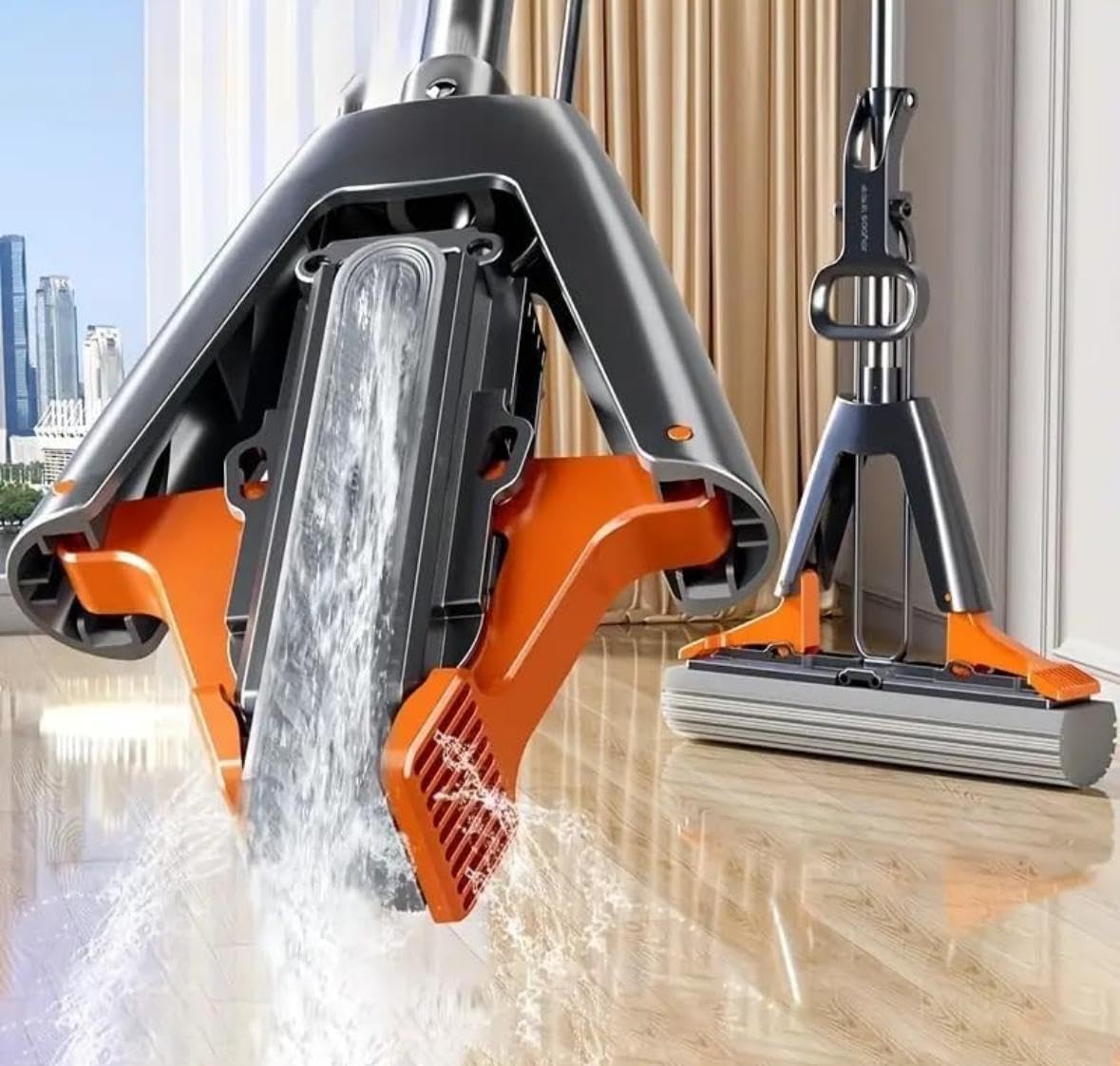 See full amazon price history chart for SYSVENT The Future New Self-Wringin Sponge Mop for Floor Cleaning Squeeze with 2 PVA Sponge Head SYSVENT The Future New Self-Wringin Sponge Mop for Floor Cleaning Squeeze with 2 PVA Sponge Head (B0DBV6GNLX) Amazon Price History, Amazon Price Tracker