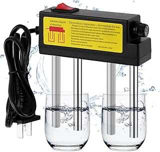 Water Electrolyzer Quick Water Quality Tester Electrolysis Iron Bars TDS Tester Electrolyzer Quick Water Quality Testing Ideal Water Test Meter for All Kinds Water