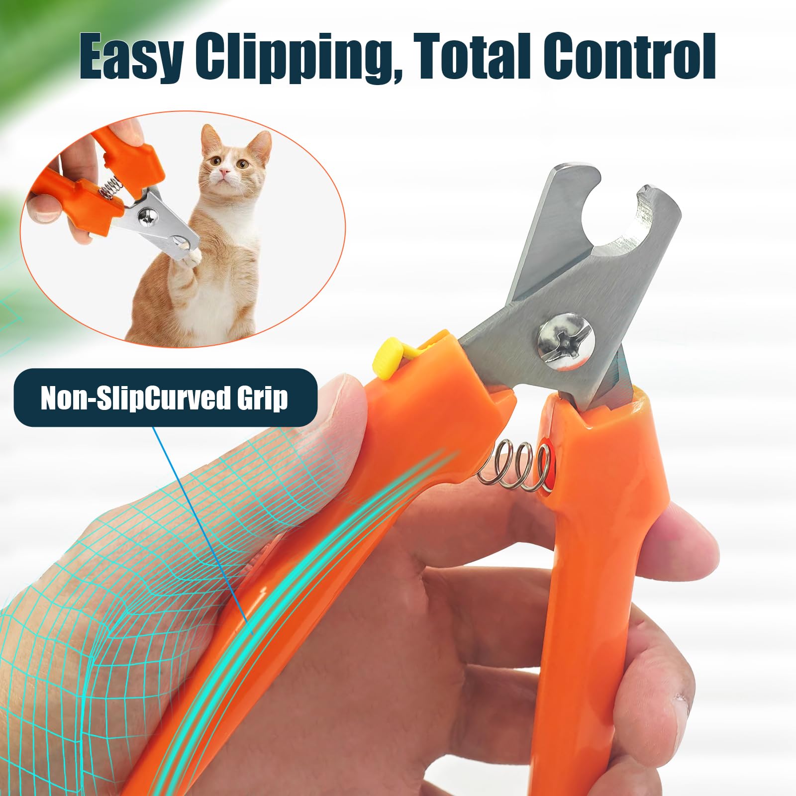Dog Nail Trimmers 767C - Professional Dog Nail Clippers for Large and Small Dogs, Easy-to-Use Pet Nail Trimmers for Safe and Precise Grooming, Durable Claw Clippers for Paws Care - image 5
