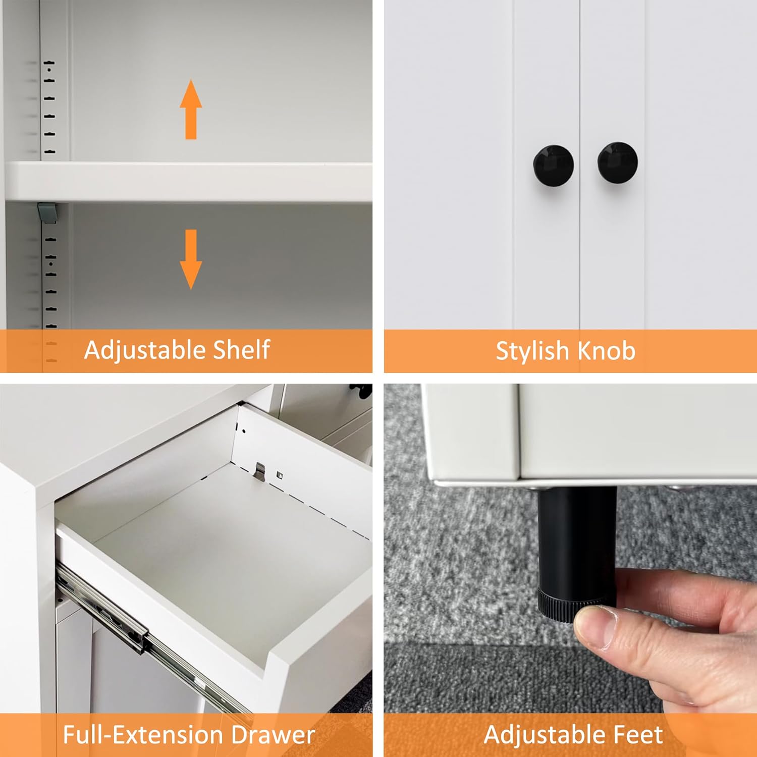 Key Features of the JINKUR Home Office Sideboard Cabinet
