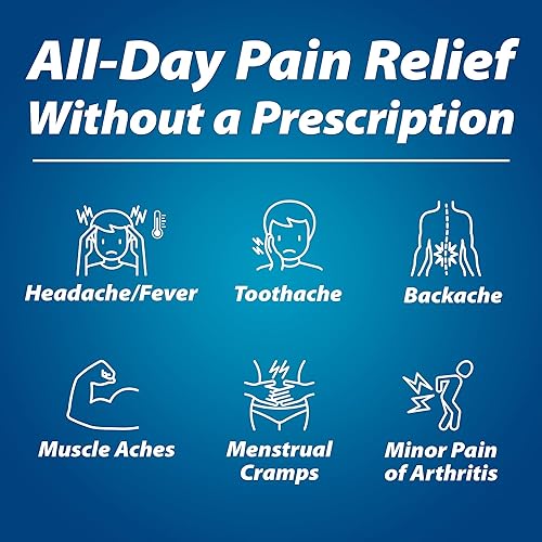 Miniatura 3 de GoodSense - Tabletas de naproxeno sódico de 220 mg alivio del dolor y reductor de fiebre AINE 400 unidades