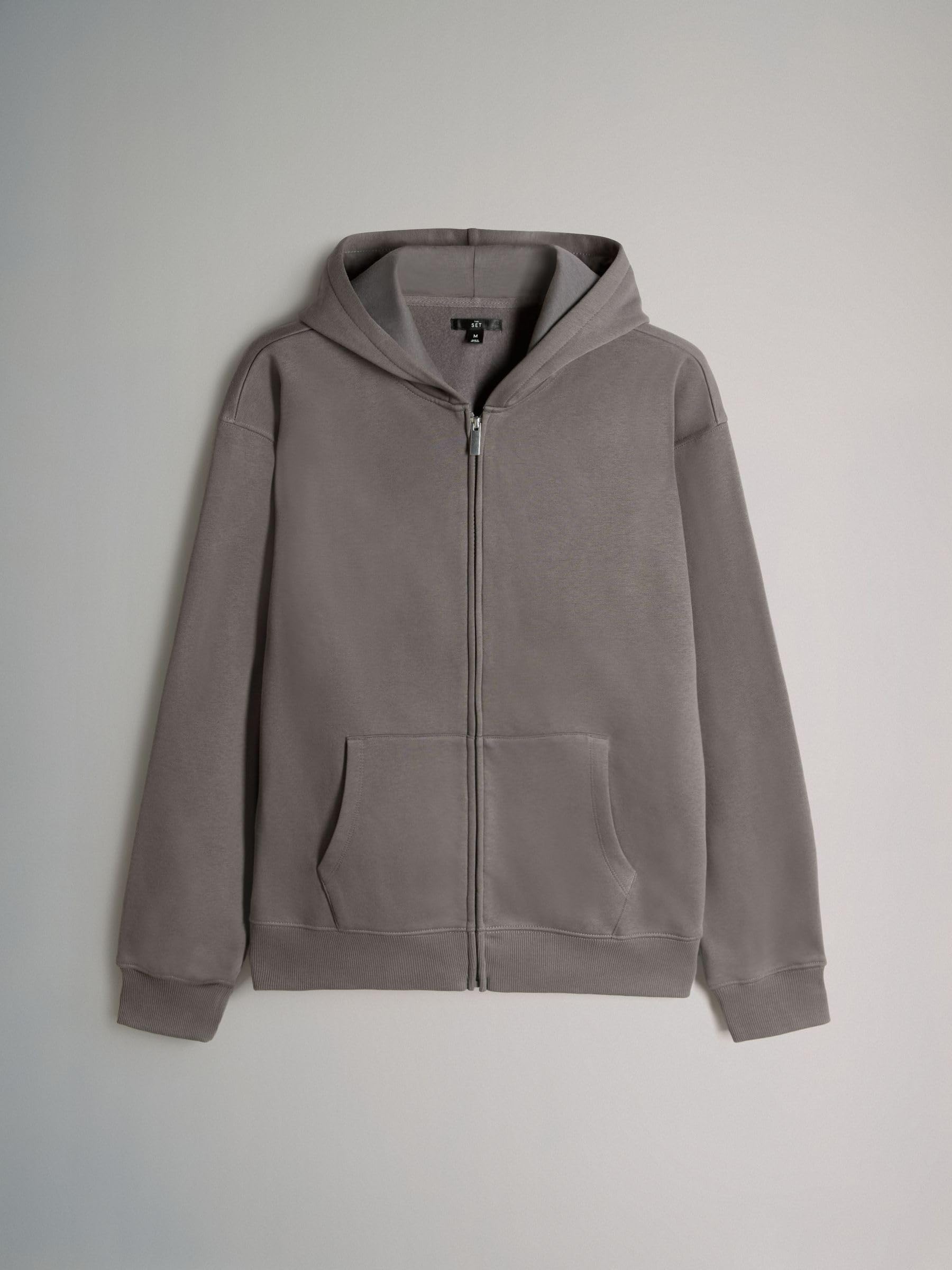 THE SET Hombres Pack de 3 Sudaderas con Capucha y Cremallera