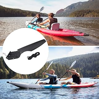 FAMKIT New Black Plastic Watercraft Canoe Kayak Angling Boat Rudder Foot Direction Control Tackle Kits