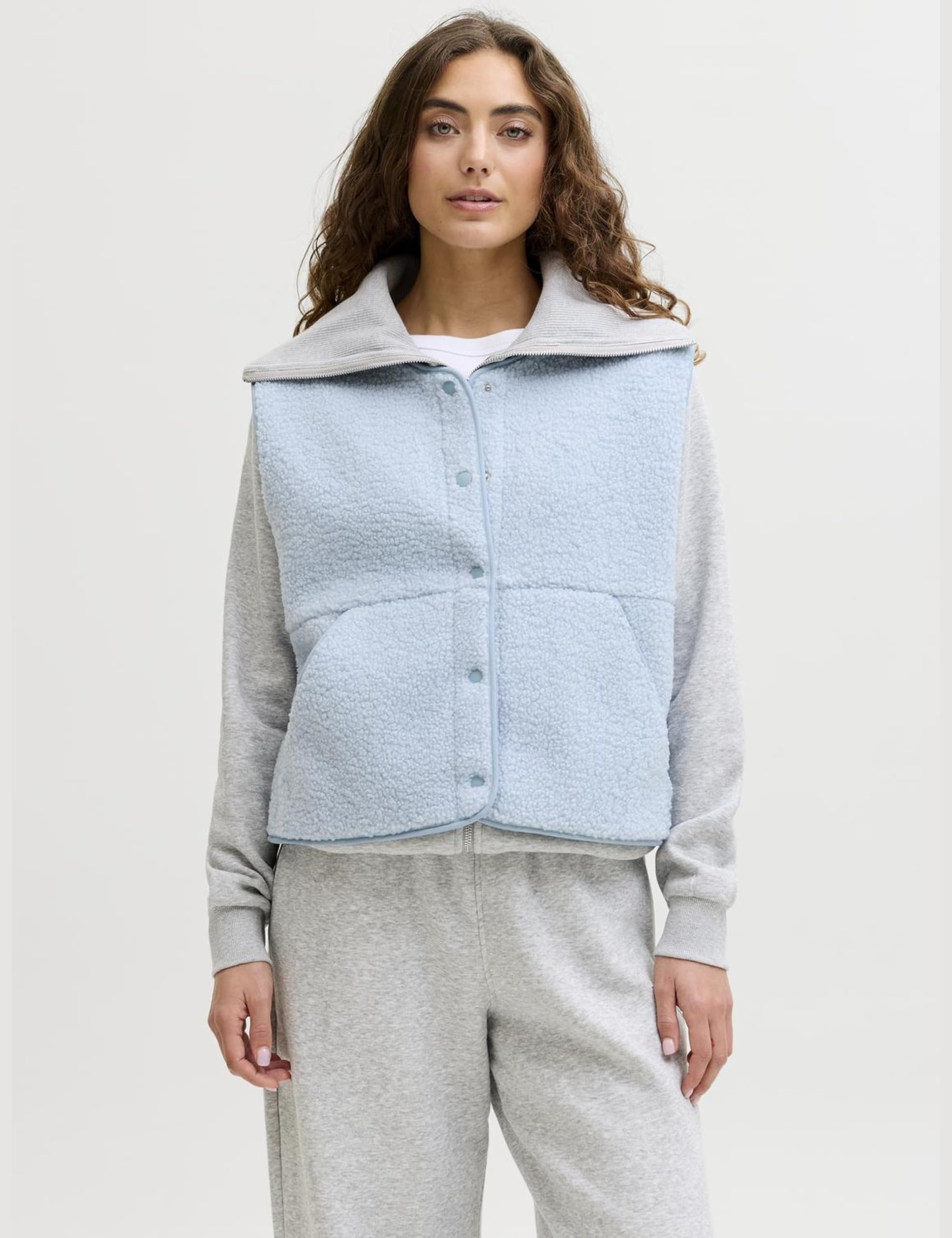 JJXX Jxvera Teddy Vest Otw Sn Jxvera - Gilet Teddy Otw Sn Donna (Pacco da 1)