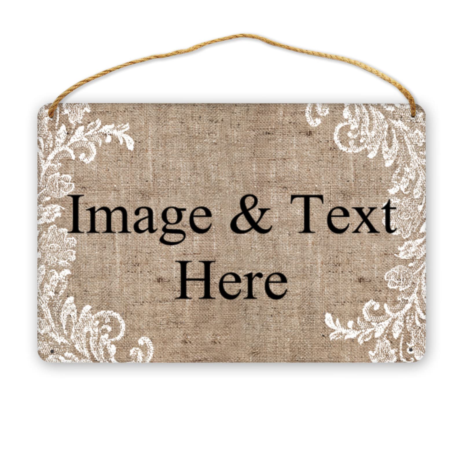 DJNGN Personalised Rustic Wooden Signs Plaques Custom Sign Personalised Kids Wall Decor Door Sign, Welcome Home Sign Man Cave Sign Name Sign Decor Sign for House Wall Doors Bar Business Office Yard