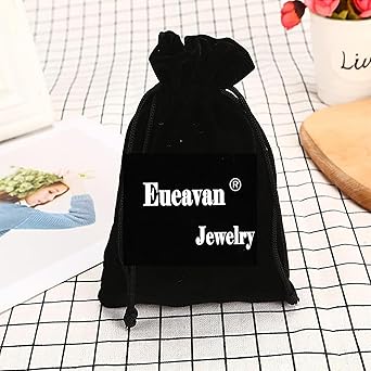 EUEAVAN Afrikaanse Berber Symbool Hanger Ketting Afrikaanse Etnische Ketting Moslim Stam Egypte Religieuze Sieraden Vrouwen Mannen, Roestvrij staal, Edelsteen