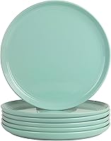 Vista 32 de Double Line - Plato llano de 10.5 pulgadas, juego de 6, verde esmeralda