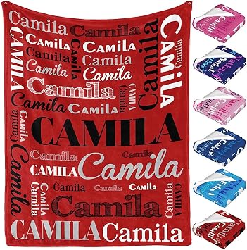 Personalized Blankets and Throws Personalized Name Blankets Custom Blanket with Name for Adults and Kids Customized Fleece Throw
