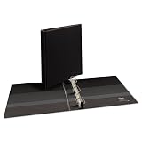 Avery 05300 Slant Ring View Binder, 1-Inch Capacity, Letter Size, Black, 1/Each – view 3