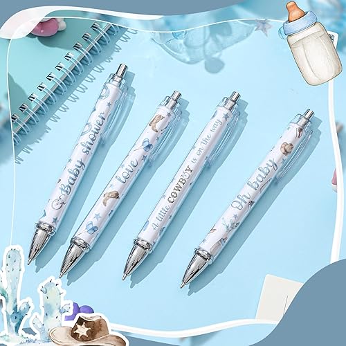 Vista 36 de Chuangdi 24 bolígrafos retráctiles a granel, con tinta negra, regalos para invitados, suministros escolares