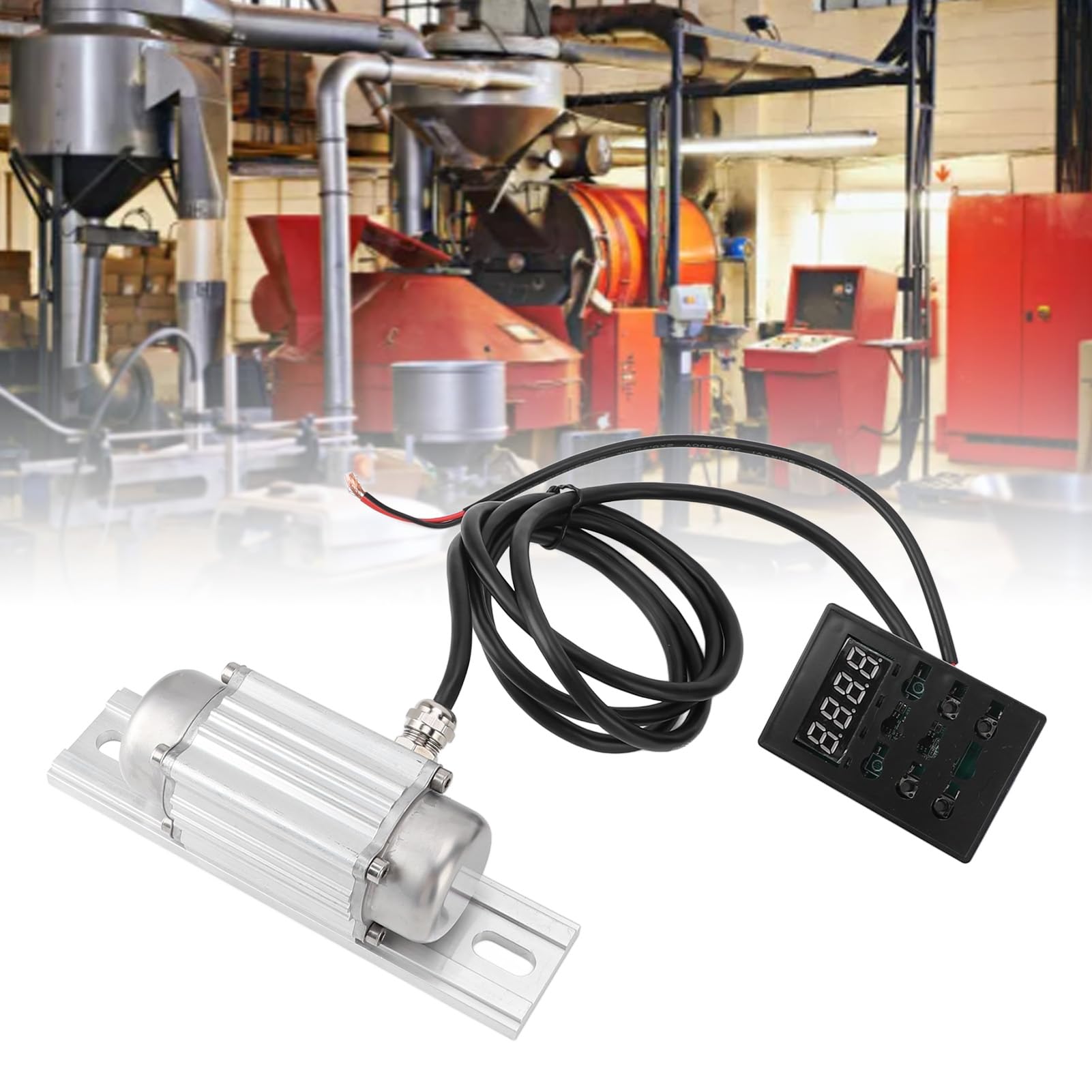 Motor Vibrador de Hormigón, DC12V 7500RPM, Aleación de Aluminio Resistente, Pequeño Vibrador de Hormigón, Velocidad Ajustable, Motor de Vibración sin Escobillas para Electricidad