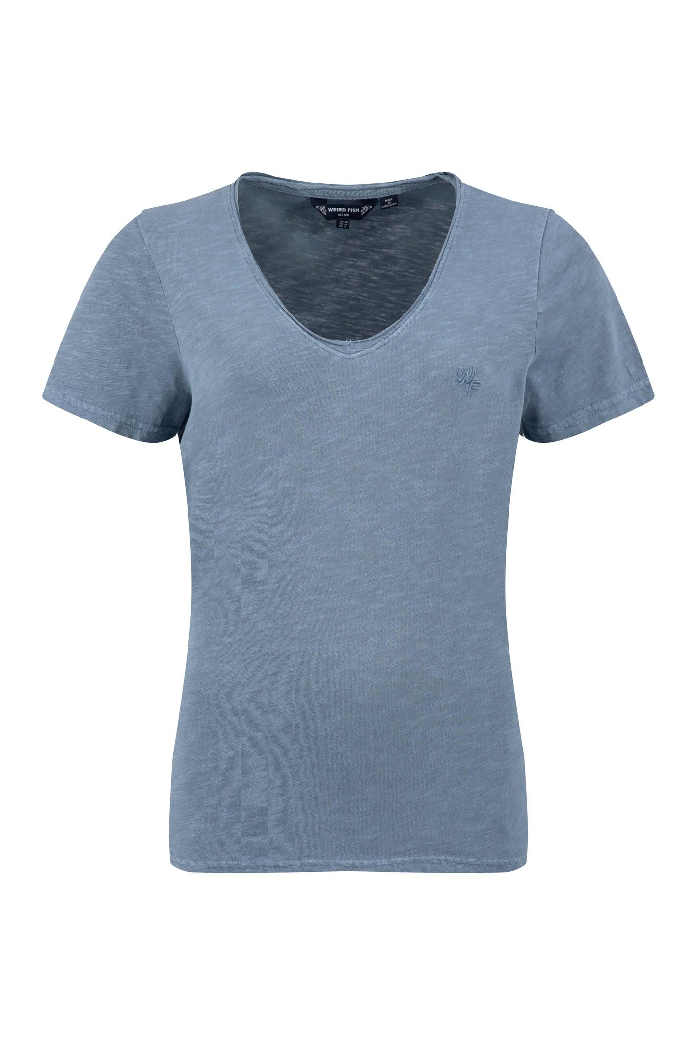 Weird Fish Women's V-Neck T-Shirt - Blue - Size 18