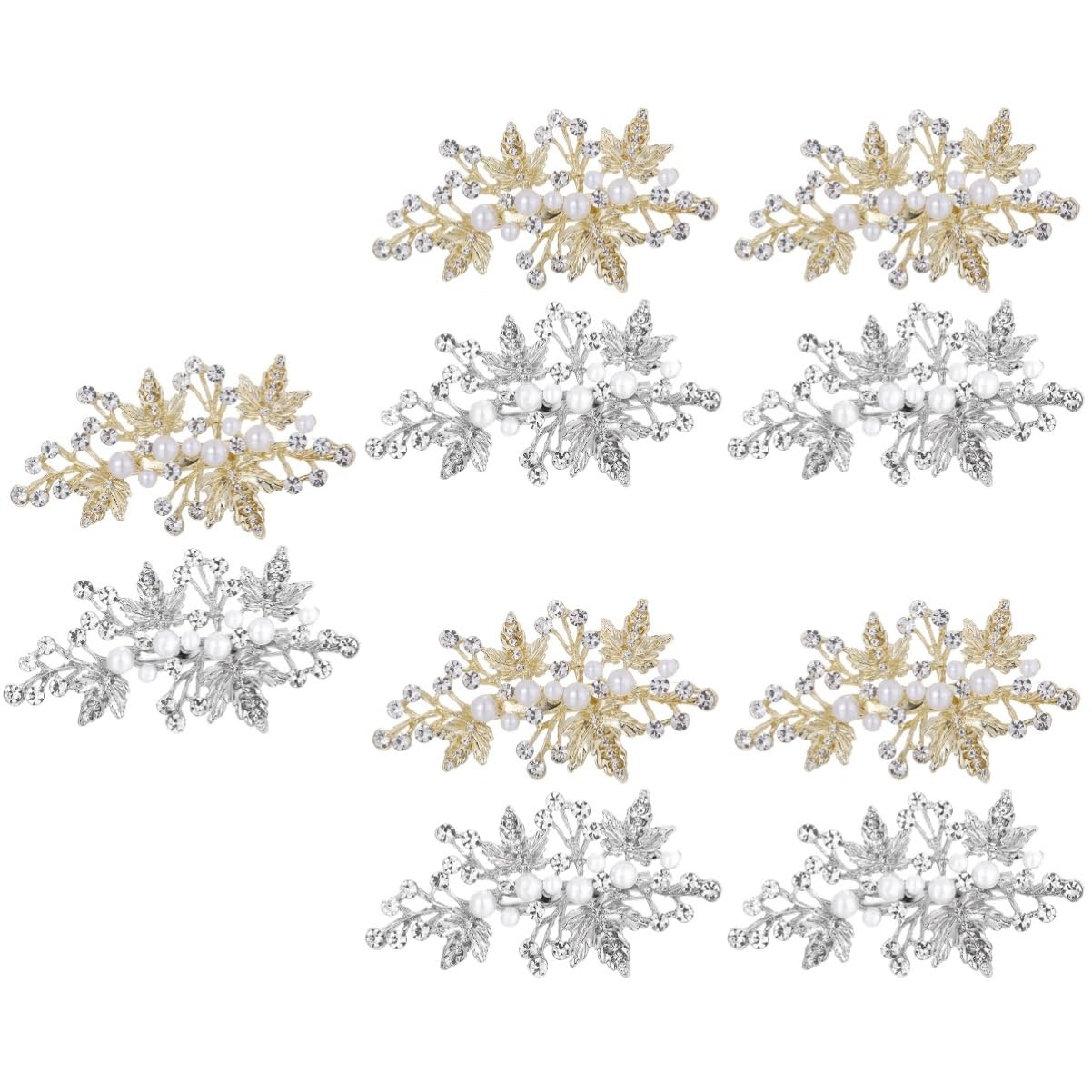 Beavorty 10stücke Perlen Haarnadeln Braut Haarclip Design Mit Glitzer Für Hochzeitsfeiern Partys Feste Und Besondere Anlässe Stabil Und Haarschonend