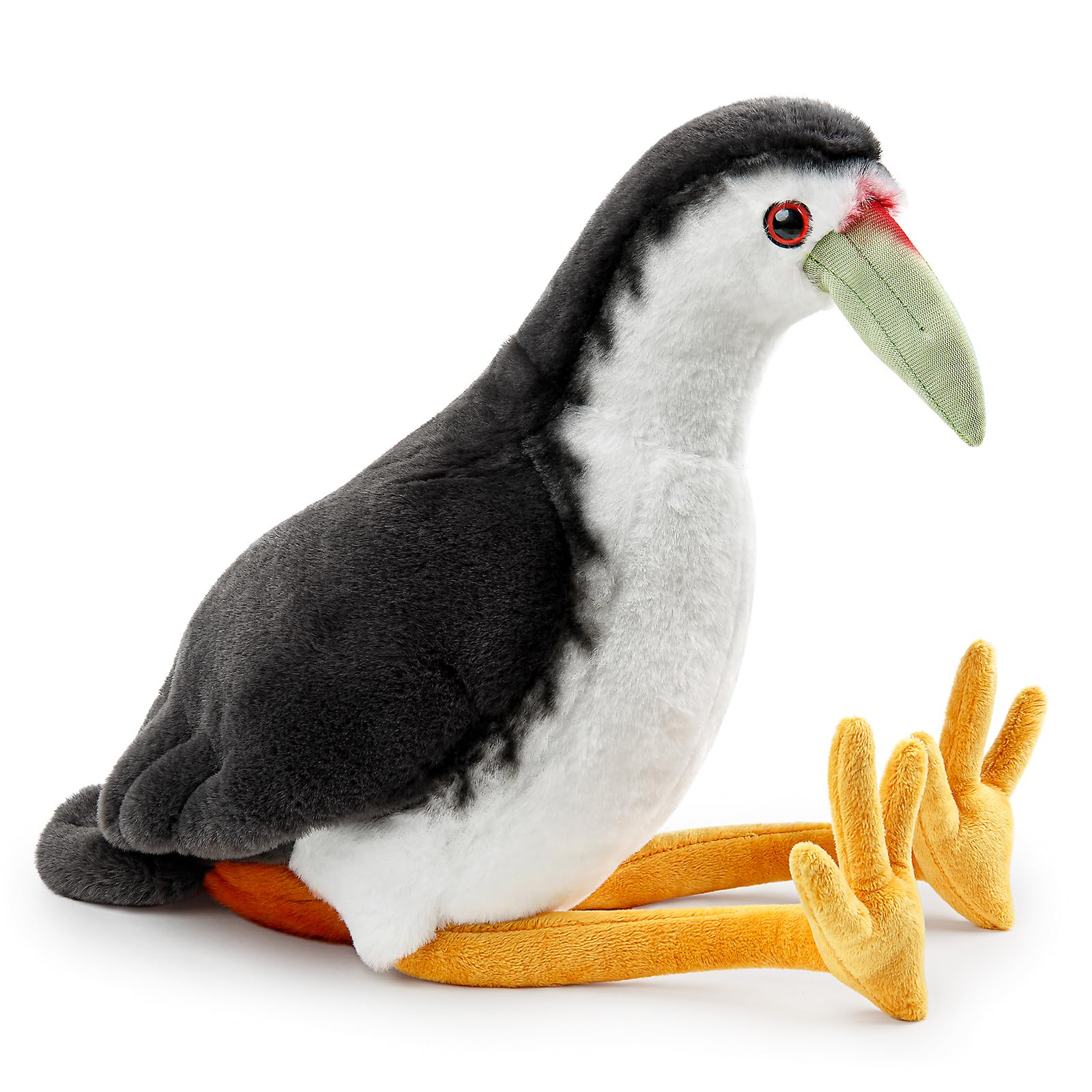 RLOMUTE White-bellied Rail Plush Toy Bird Realistic Stuffed Animal Super Soft Cute Adorable for Birthday Companions Bedroom Car Home Decor Christmas Collectible Gift for kids Boys Girls 10.6 Inch