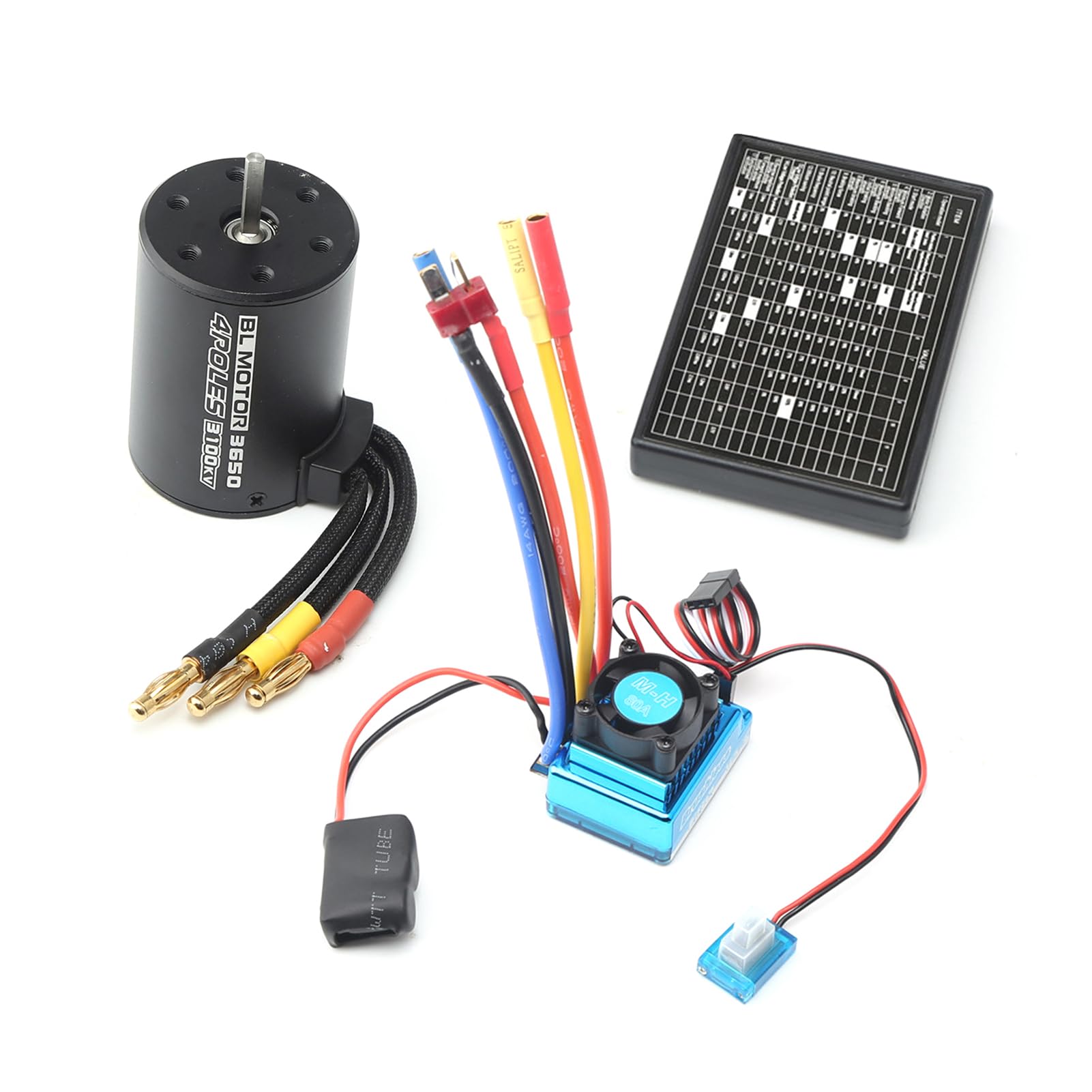 Silnik 3100KV RC dla 1/10 RC Łódź Samochodowa, Okablowanie Bezpośrednich, Podwójne łożyska, Silnik dla Samochodu 1/10 RC, z ochroną Odcięcia o Niskim Napięciu, ochroną (80A)