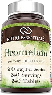 Bromelain 500 mg 240 Tablets Supplement | Non-GMO | Gluten Free | Made in USA