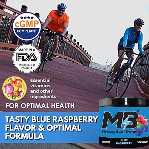 Miniatura 4 de Morning Buzz Bebida energética en polvo mezcla de bebidas energéticas de nutrición deportiva apoya el metabolismo de la claridad mental 8 onzas 30