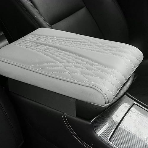 Funda para reposabrazos de automóvil, almohadilla universal de espuma viscoelástica para consola central de automóvil, cojín para reposabrazos de