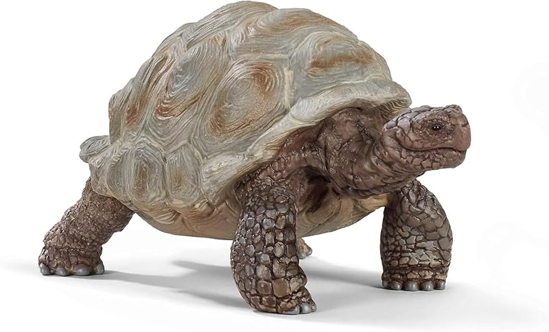 Schleich Wild Life - Giant Tortoise Toy Figurine - Kids Ages 3+ | 14824 | Wild Animal Figurine, Realistic Animal Toys, Safari Toy for Boys and Girls, Screen-Free Imaginative Pretend Play, Montessori