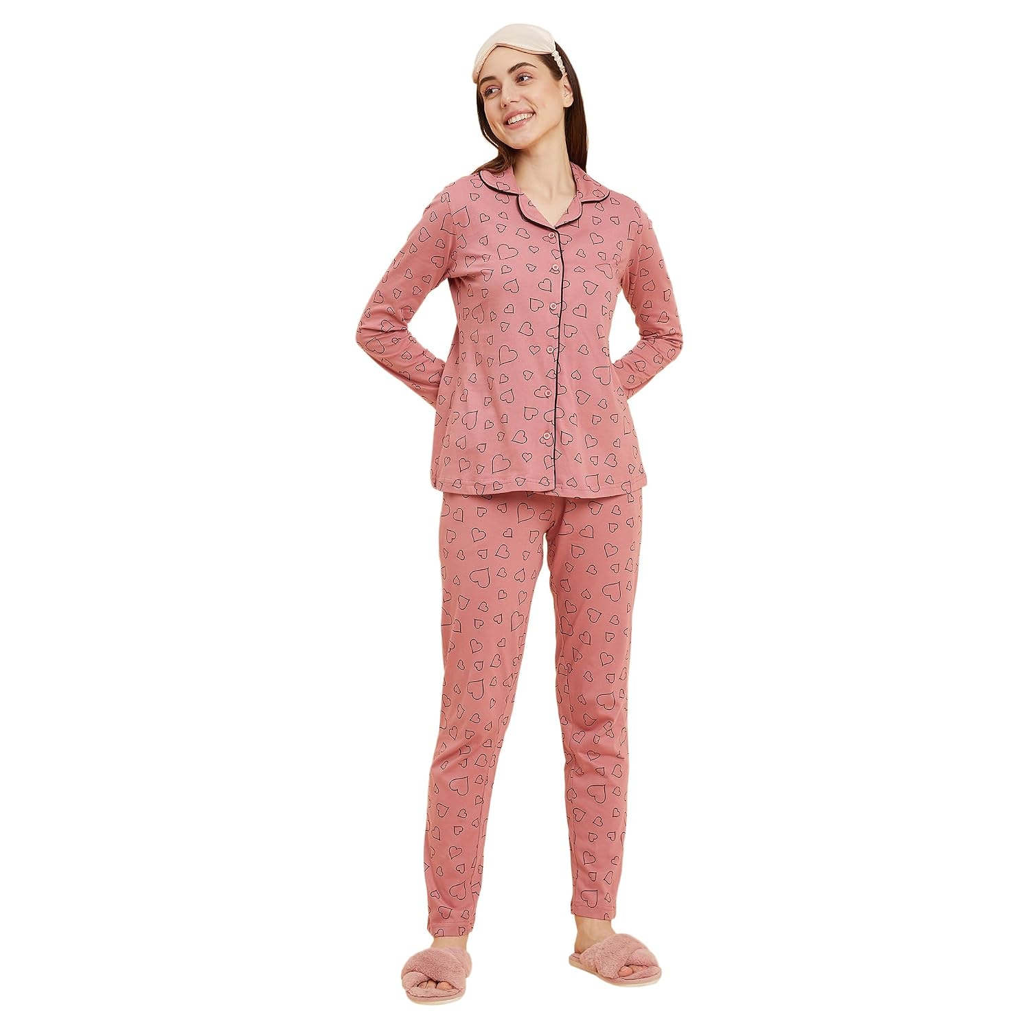 Sweet Dreams OCW-3113 DUSTY ROSE Pyjama Set