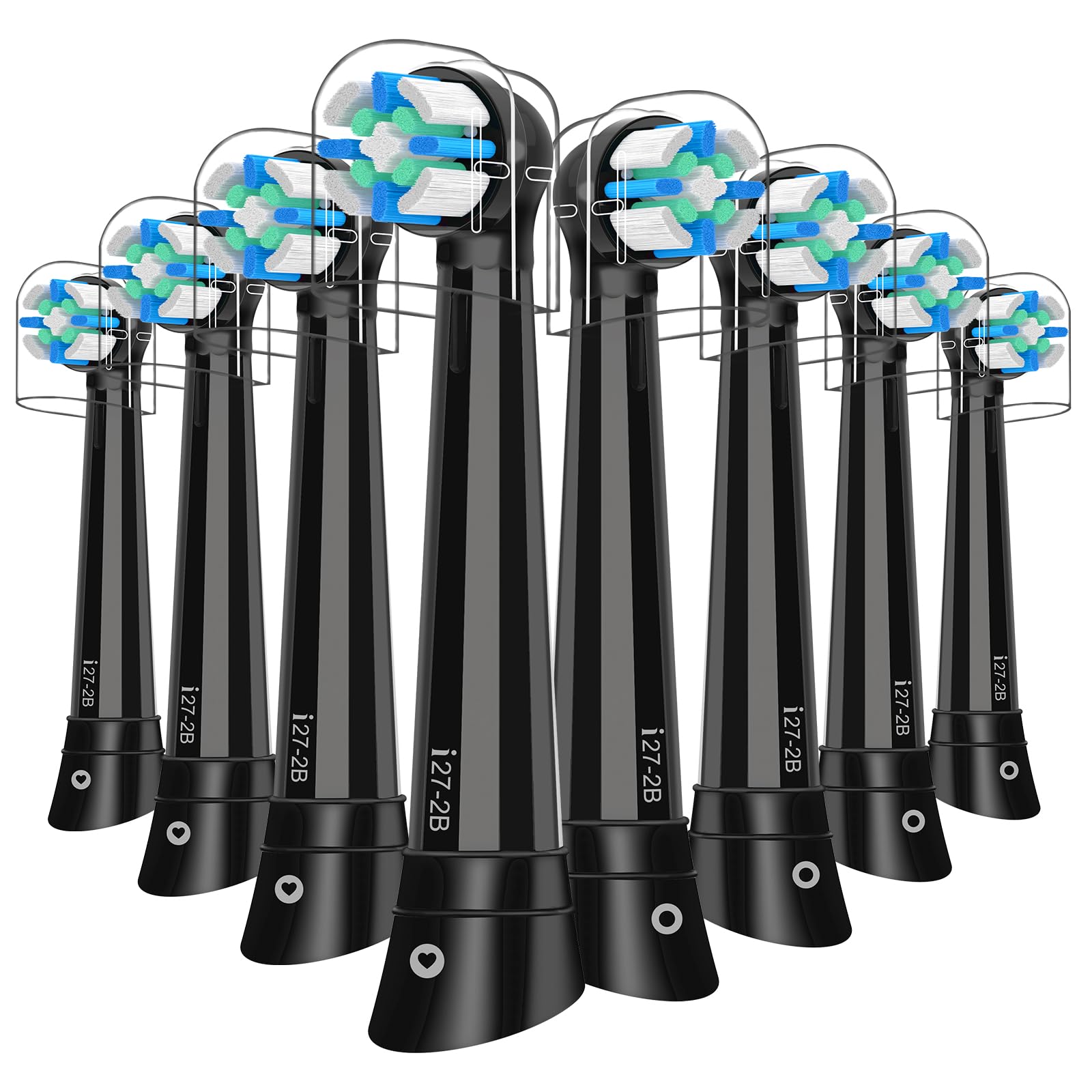 8 Pack IO Replacement Brush Heads Compatible with Oral B iO 2 3 4 5 6 7 8