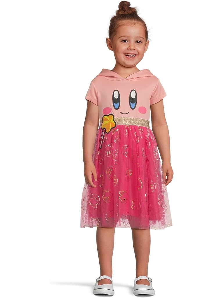 Pink BIOWORLD Kirby Hooded Cosplay Dress (Little Kid/Big Kid)