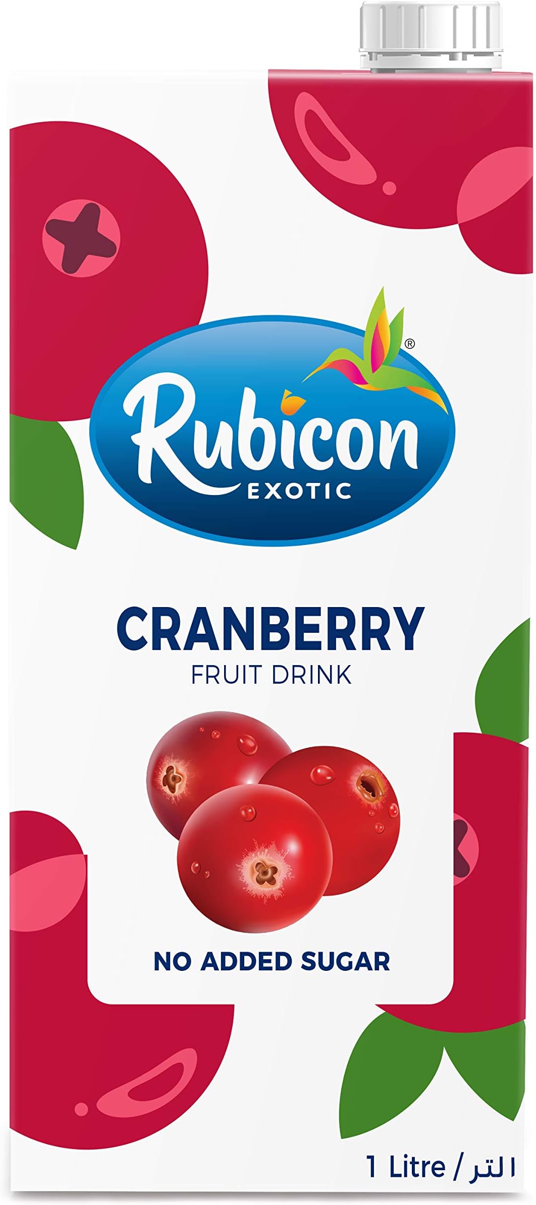 Rubicon Exotic Fruit Drink Cranberry 1Litre