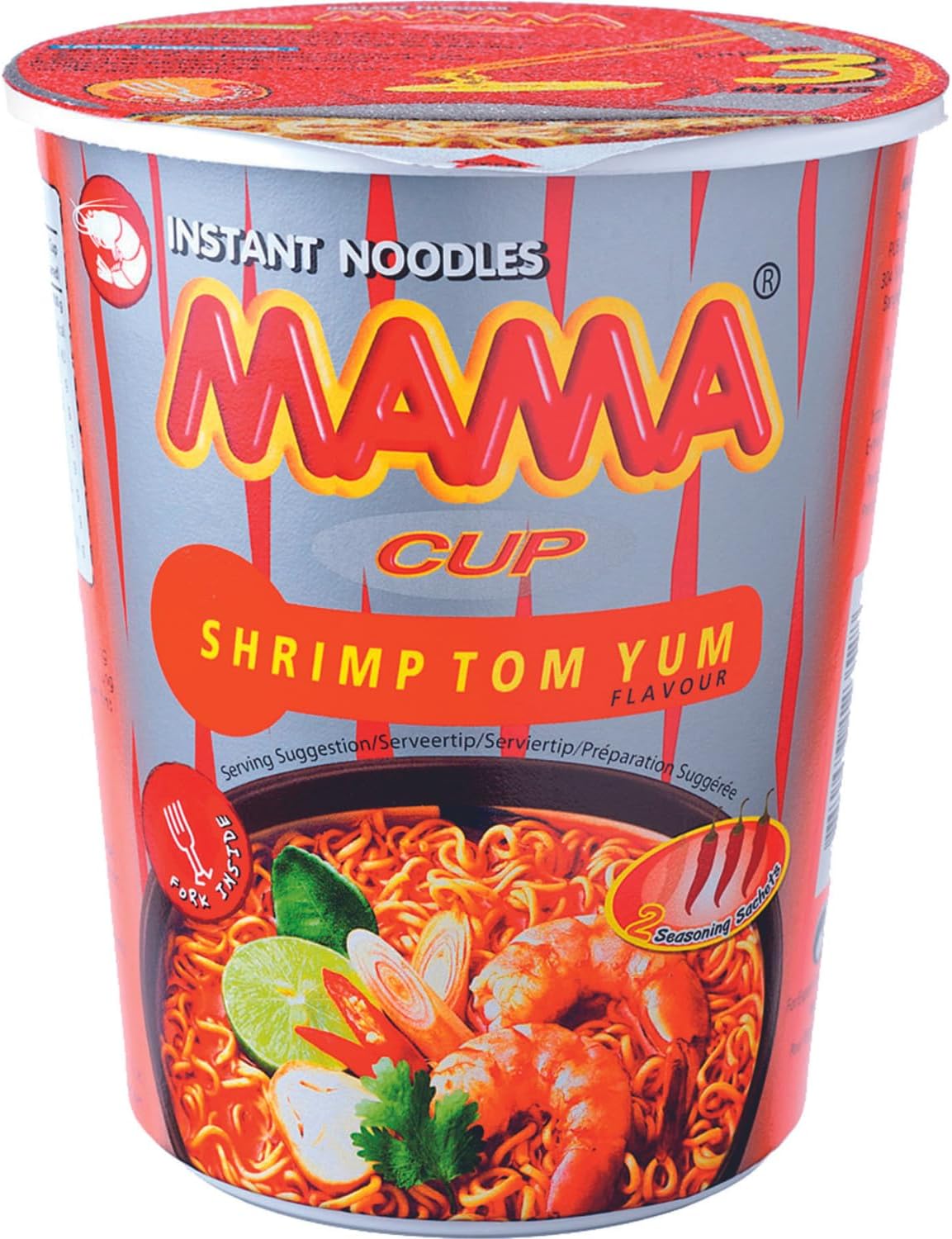 Mama Shriptom Yum Flavour Cup Instant Noodles, 70 gm