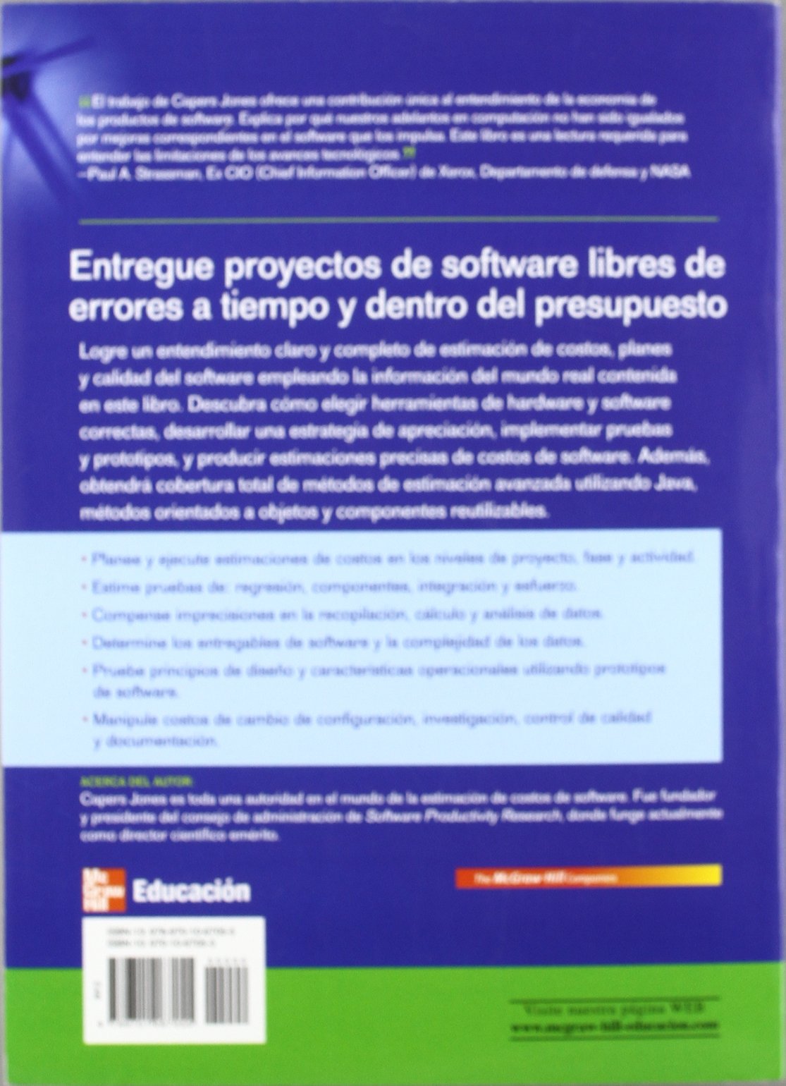 ADMINISTRACION DE PROYECTOS DE SOFTWARE - 9789701067055