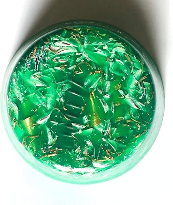 Large Orgone Generator, Orgonite Energy Accumulator Tower Buster, EMF Protection Green