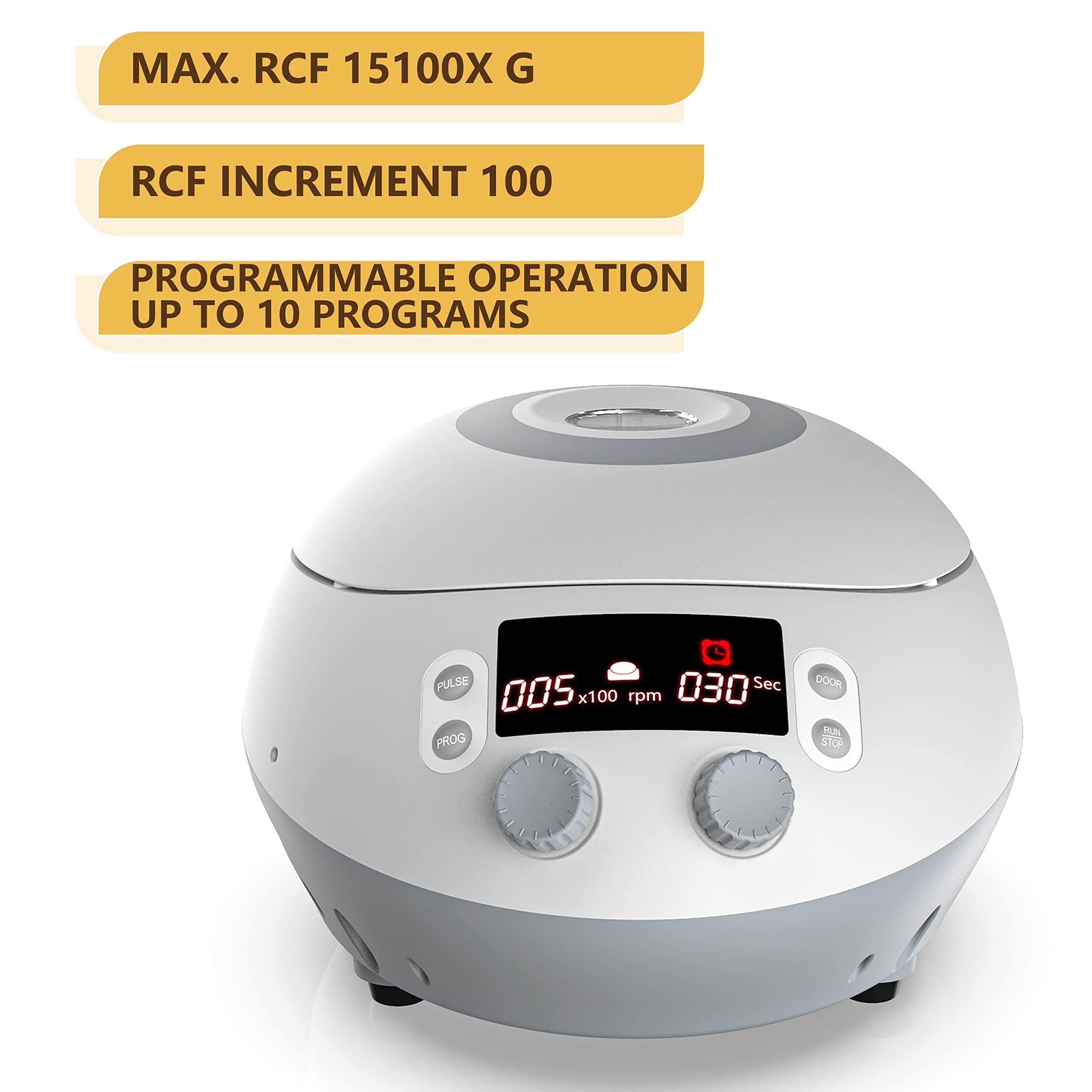 High Speed Micro Wirówka 15000 obr./min - Wirówka laboratoryjna z 12-rurowym wirnikiem do probówek 0,2 ml, 0,5 ml, 1,5 ml, 2 ml - sprzęt laboratoryjny