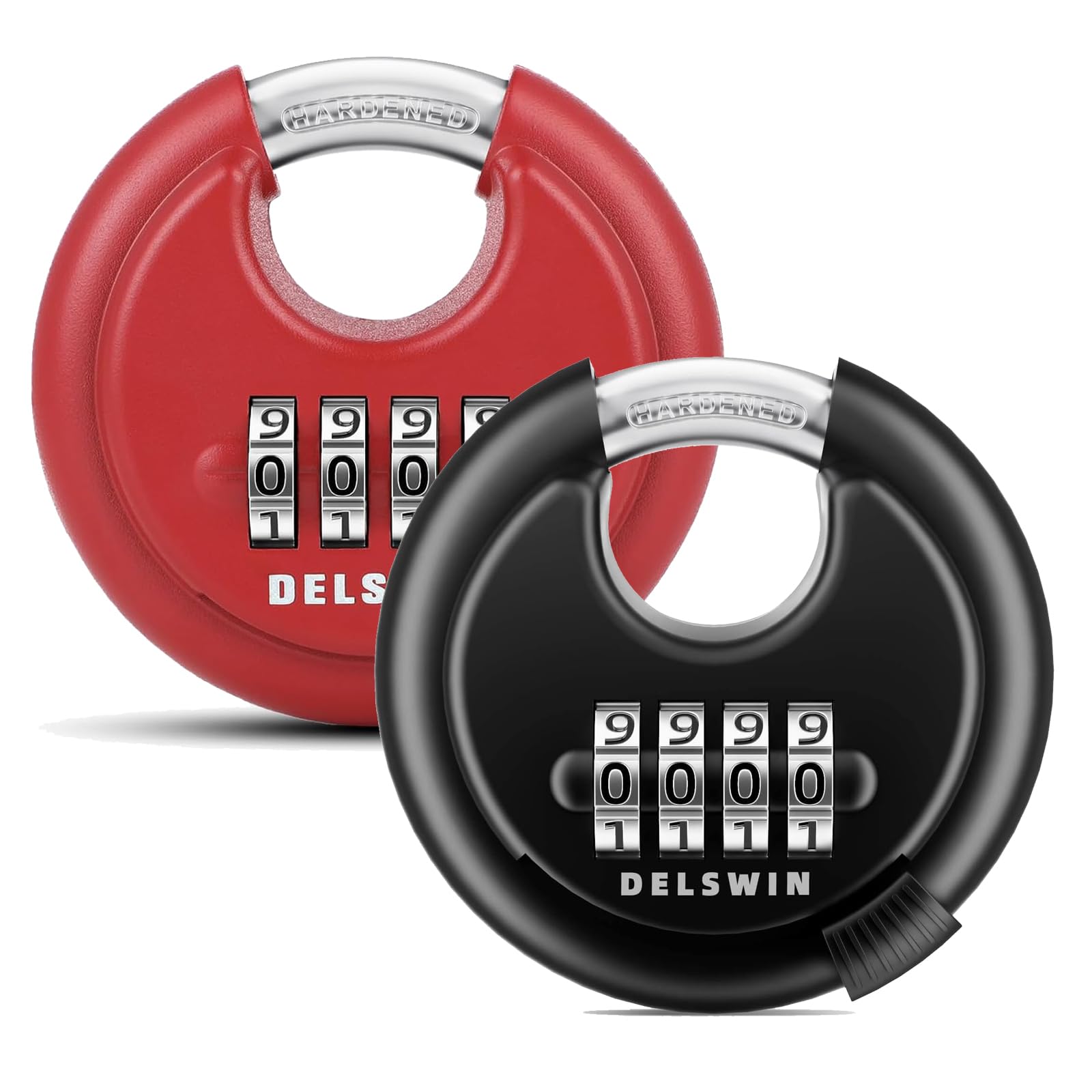Snapklik.com : DELSWIN 4-Digit Disc Combination Lock Outdoor - Heavy ...