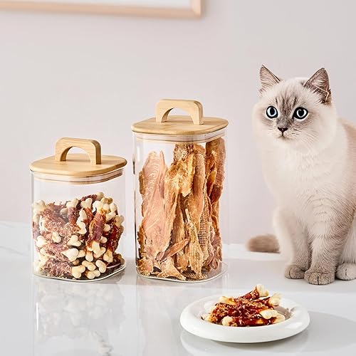 Miniatura 4 de Sweejar Recipientes de vidrio para almacenamiento de alimentos de 1 cuarto de galón con tapas, recipiente de café para café molido, tarros de vidrio